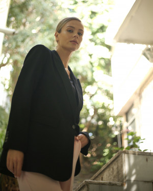 Milena Siyah Blazer Ceket Milena Siyah Blazer Ceket